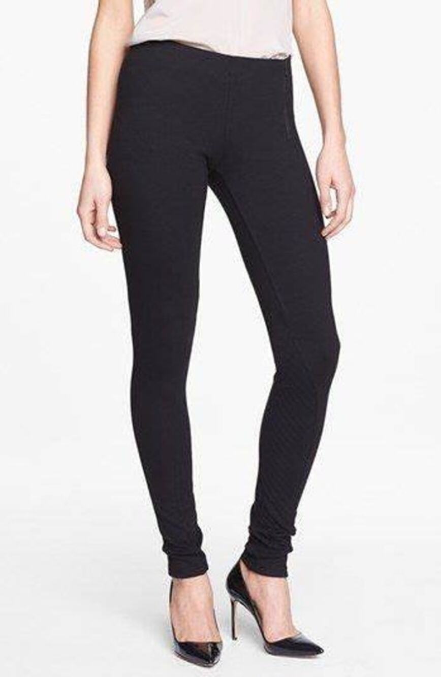 Theory Black Reedell Twill Side Zipper Skinny Moto Dress Pants Size 4